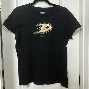 Reebok Womens Anaheim Ducks Sports Fan top Size L